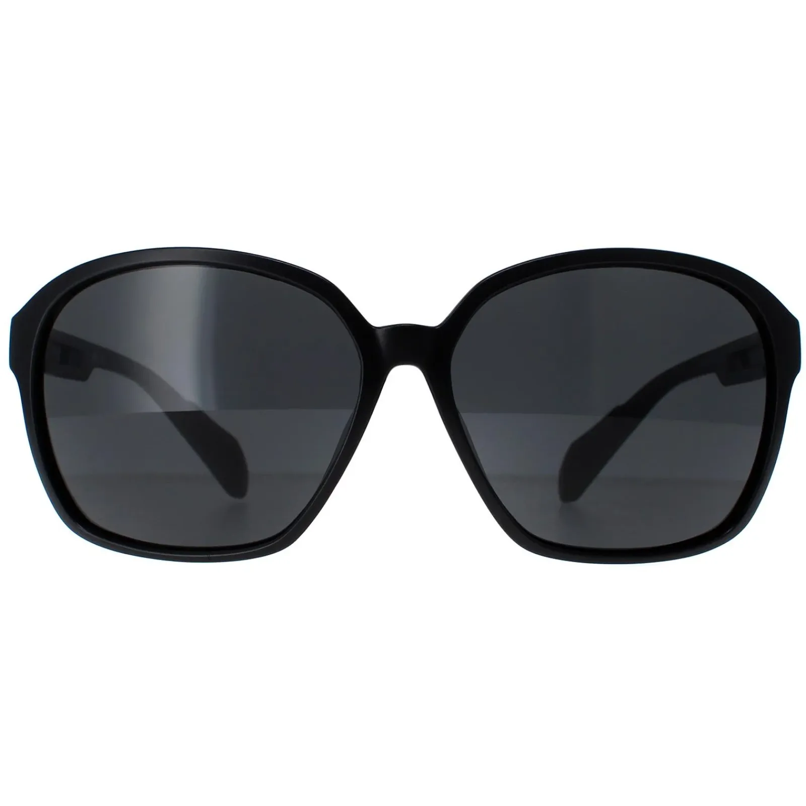 Adidas Adidas|Oval^Sunglasses SP0013 01A Shiny Black Contrast Grey
