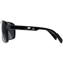 Adidas Adidas|Oval^Sunglasses SP0013 01A Shiny Black Contrast Grey