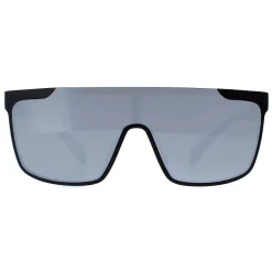 Adidas Shield^Sunglasses SP0020 02C Matte Black Contrast Mirror Silver