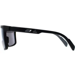 Adidas Shield^Sunglasses SP0020 02C Matte Black Contrast Mirror Silver