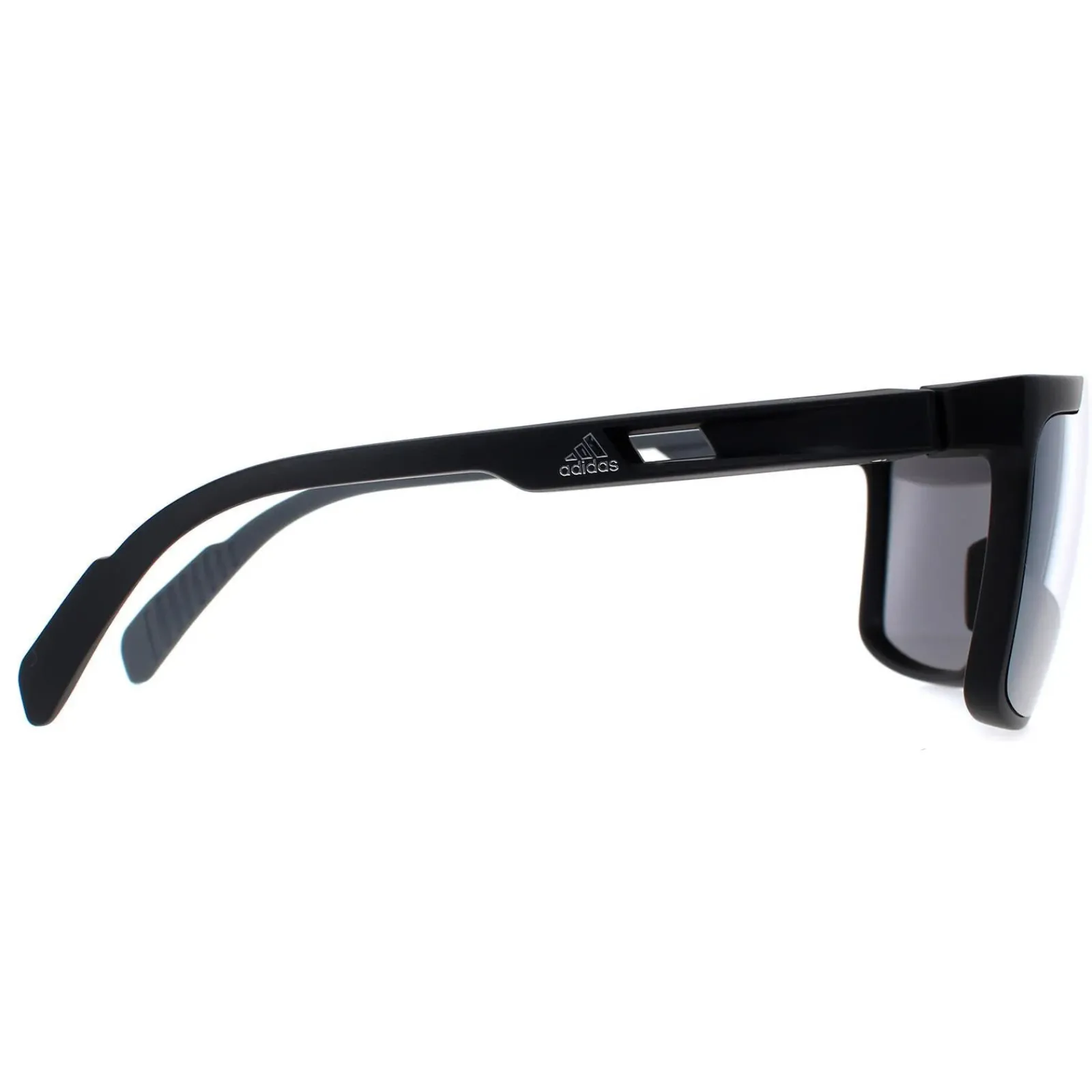 Adidas Shield^Sunglasses SP0020 02C Matte Black Contrast Mirror Silver