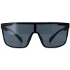 Adidas Shield^Sunglasses SP0020 02D Matte Black Smoke Polarized