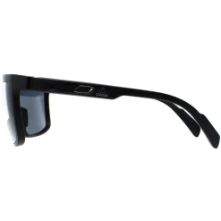 Adidas Shield^Sunglasses SP0020 02D Matte Black Smoke Polarized