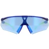 Adidas Shield^Sunglasses SP0027 91X Frosted Blue Vario Mirror Blue Photochrom