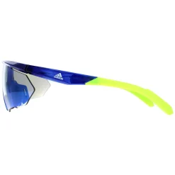 Adidas Shield^Sunglasses SP0027 91X Frosted Blue Vario Mirror Blue Photochrom