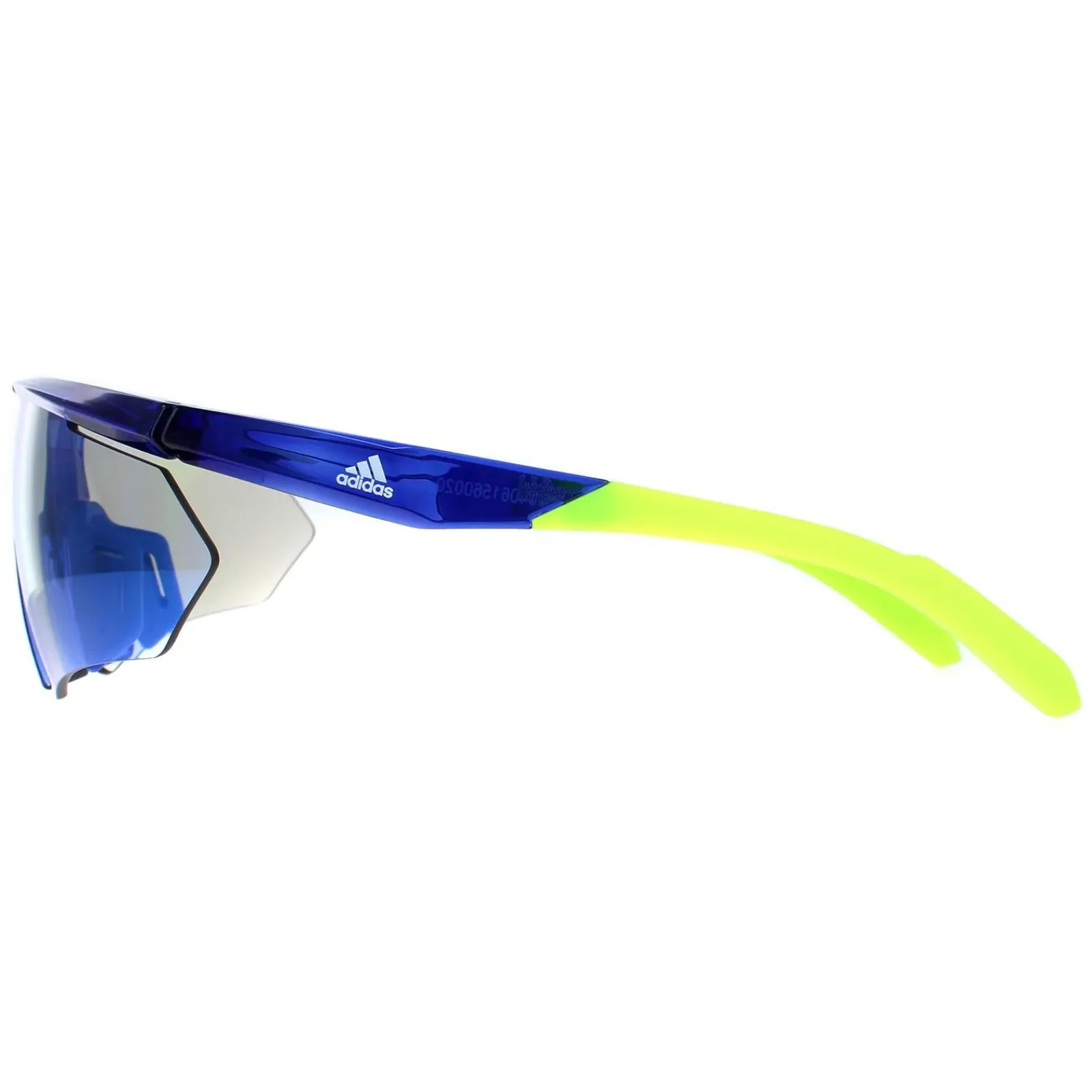 Adidas Shield^Sunglasses SP0027 91X Frosted Blue Vario Mirror Blue Photochrom