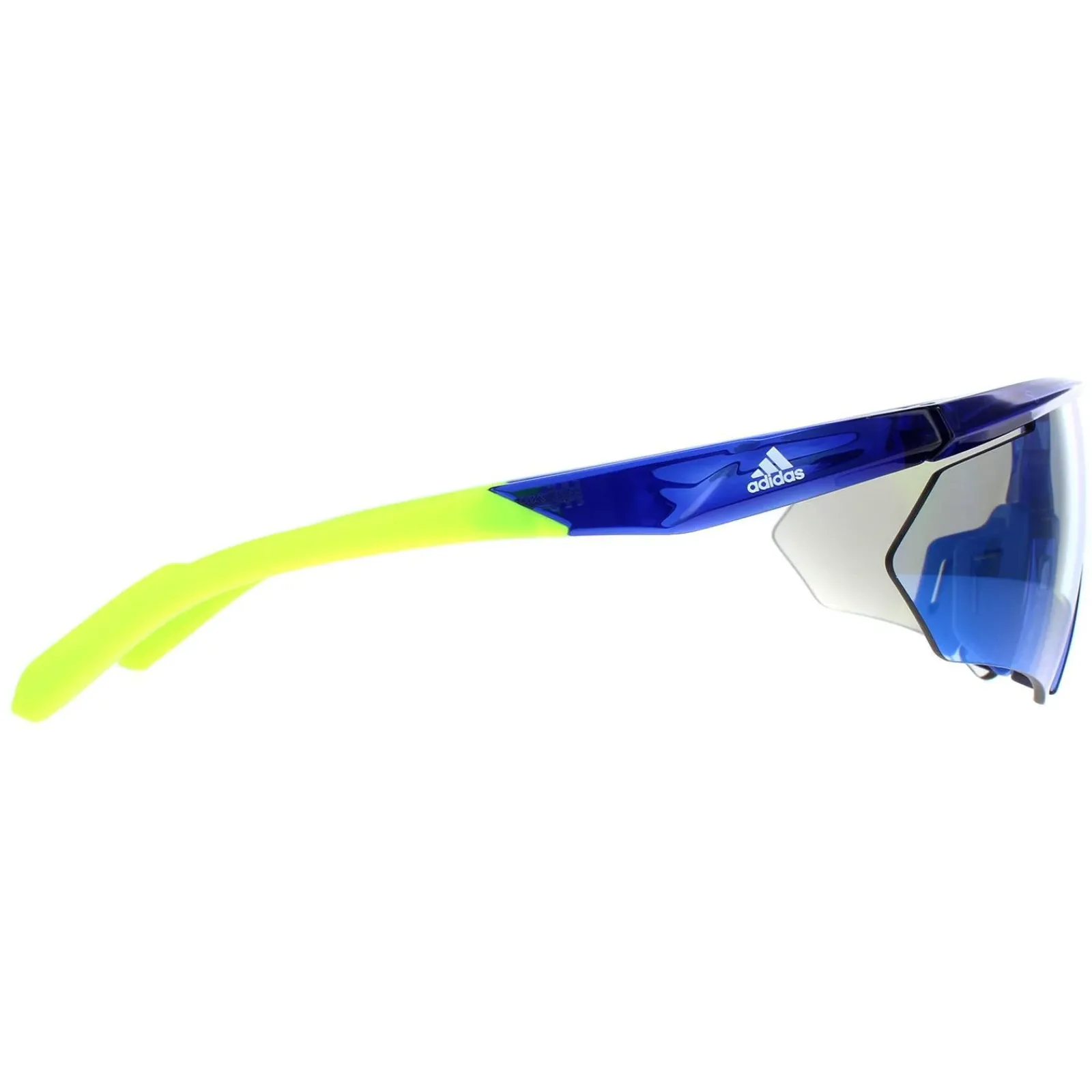 Adidas Shield^Sunglasses SP0027 91X Frosted Blue Vario Mirror Blue Photochrom