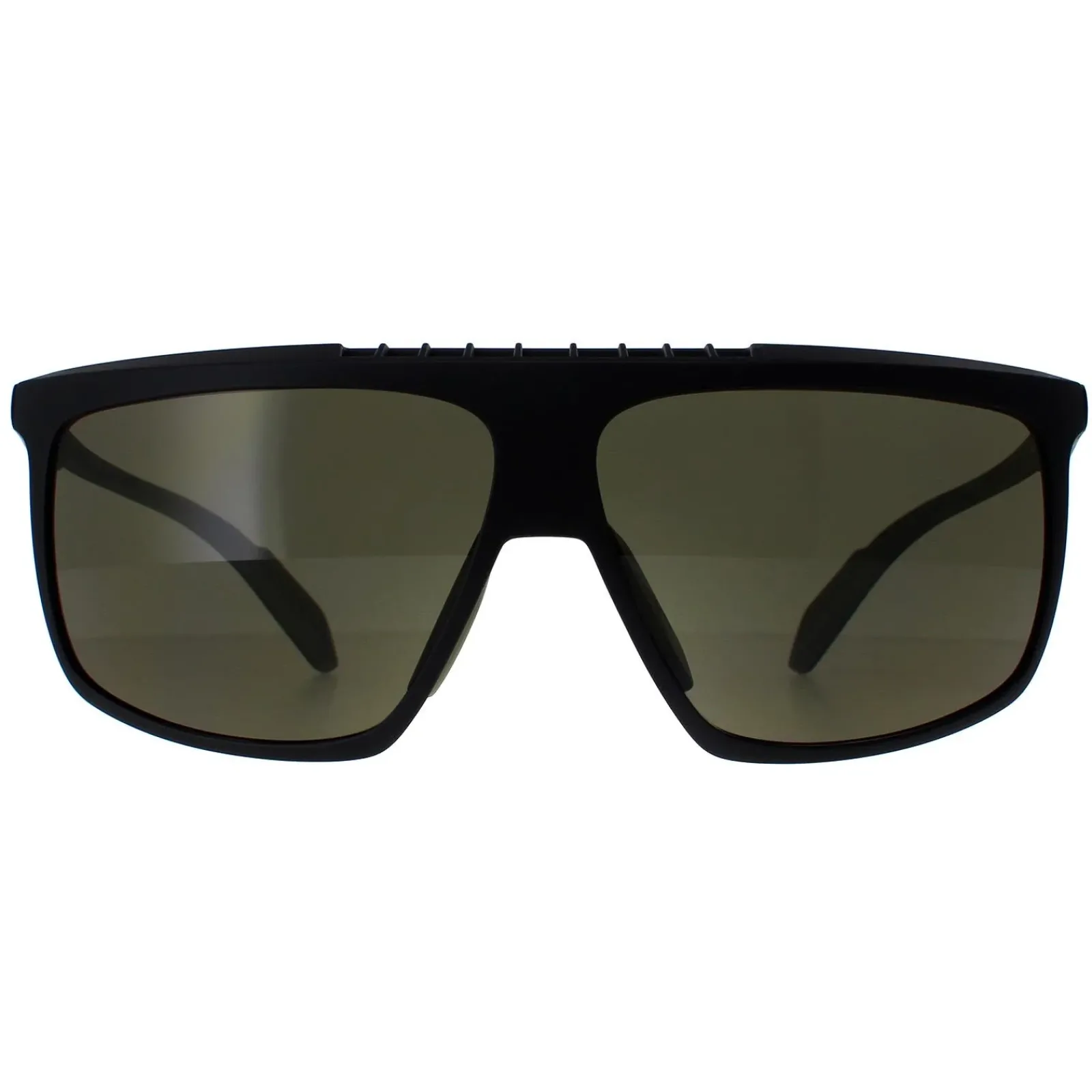 Adidas Wrap^Sunglasses SP0032-H 02N Antique Black Kolor Up Green
