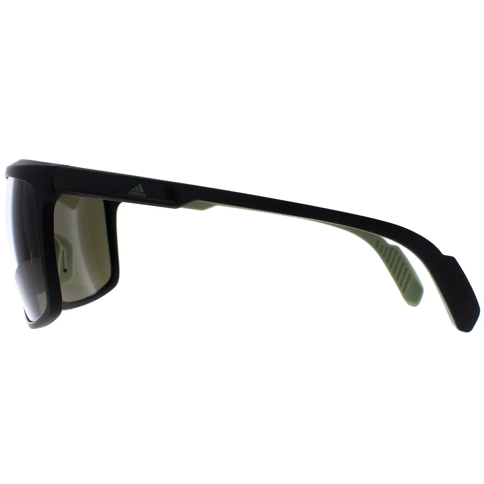 Adidas Wrap^Sunglasses SP0032-H 02N Antique Black Kolor Up Green