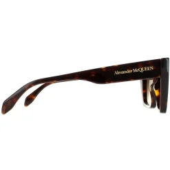Alexander McQueen Cat-Eye^Sunglasses AM0299S 002 Dark Havana Brown Gradient