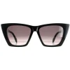 Alexander McQueen Cat-Eye^Sunglasses AM0299S 001 Black Grey