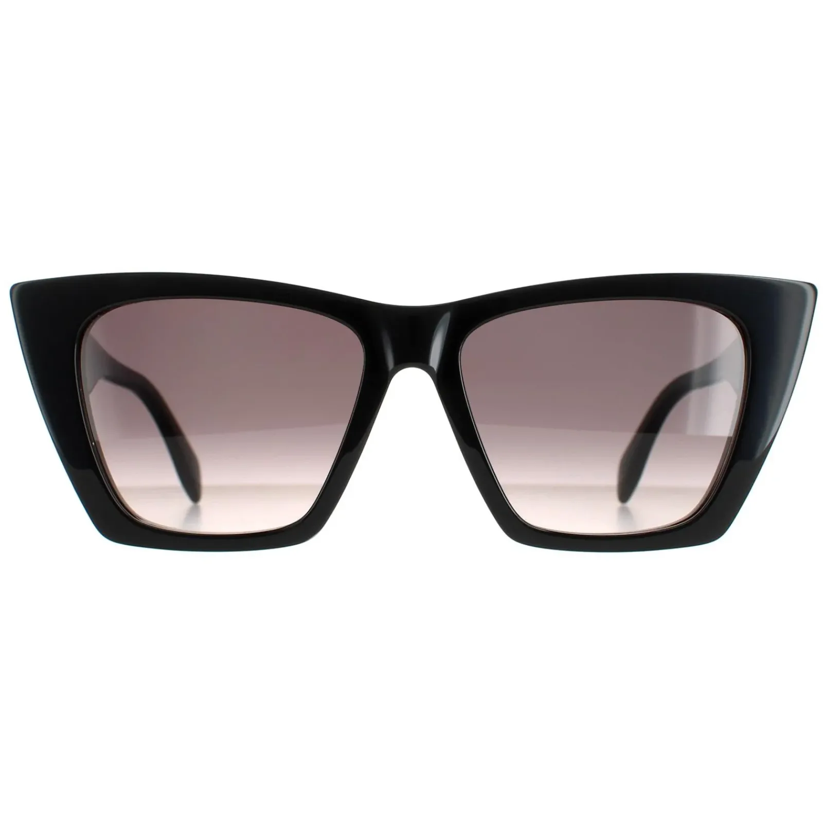 Alexander McQueen Cat-Eye^Sunglasses AM0299S 001 Black Grey