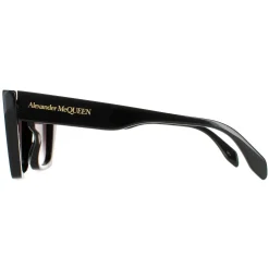 Alexander McQueen Cat-Eye^Sunglasses AM0299S 001 Black Grey