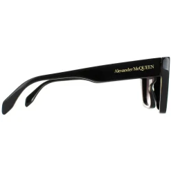 Alexander McQueen Cat-Eye^Sunglasses AM0299S 001 Black Grey