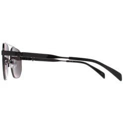 Alexander McQueen Aviator|Aviator^Sunglasses AM0458S 001 Ruthenium Grey
