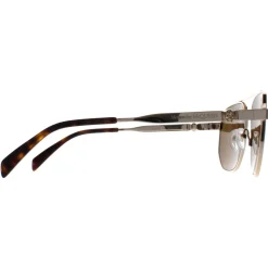 Alexander McQueen Aviator|Aviator^Sunglasses AM0458S 002 Gold Brown