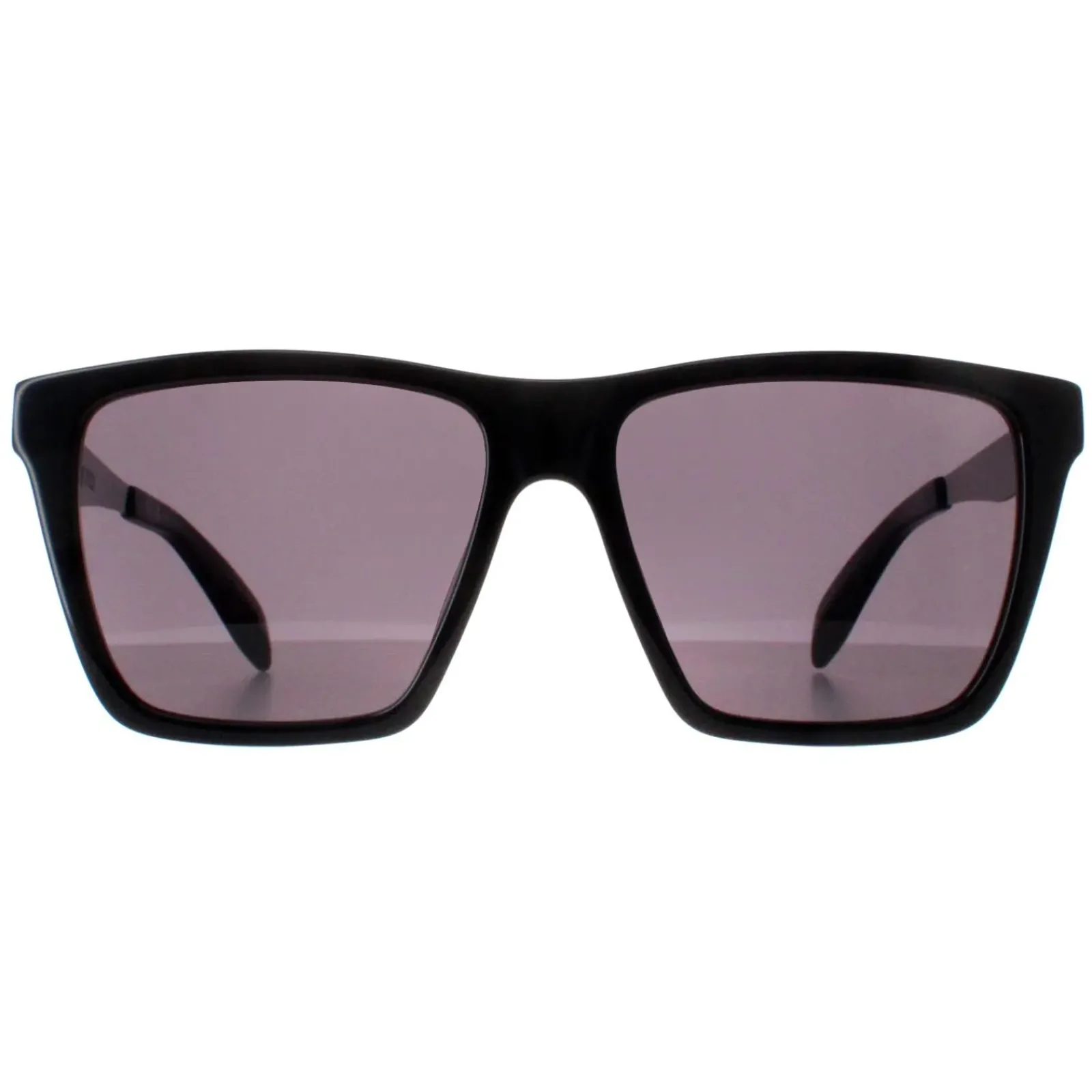 Alexander McQueen Square^Sunglasses AM0352S 001 Shiny Black and Dark Chrome G