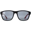 Armani Exchange Polarised|Square^Sunglasses AX4135S 807881 Matte Black Grey Polarized