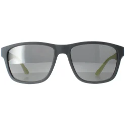 Armani Exchange Square^Sunglasses AX4135S 81806G Matte Grey Grey Mirror Silve