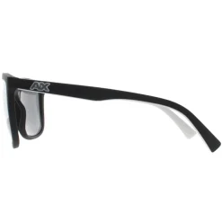Armani Exchange Polarised|Square^Sunglasses AX4093S 8078Z3 Matte Black Silver Mirror Po