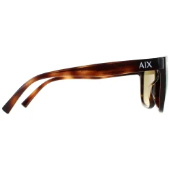 Armani Exchange Cat-Eye^Sunglasses AX4105SF 82135A Shiny Havana Gold Mirror