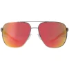 Armani Exchange Aviator^Sunglasses AX2047S 60456Q Silver Orange Mirror