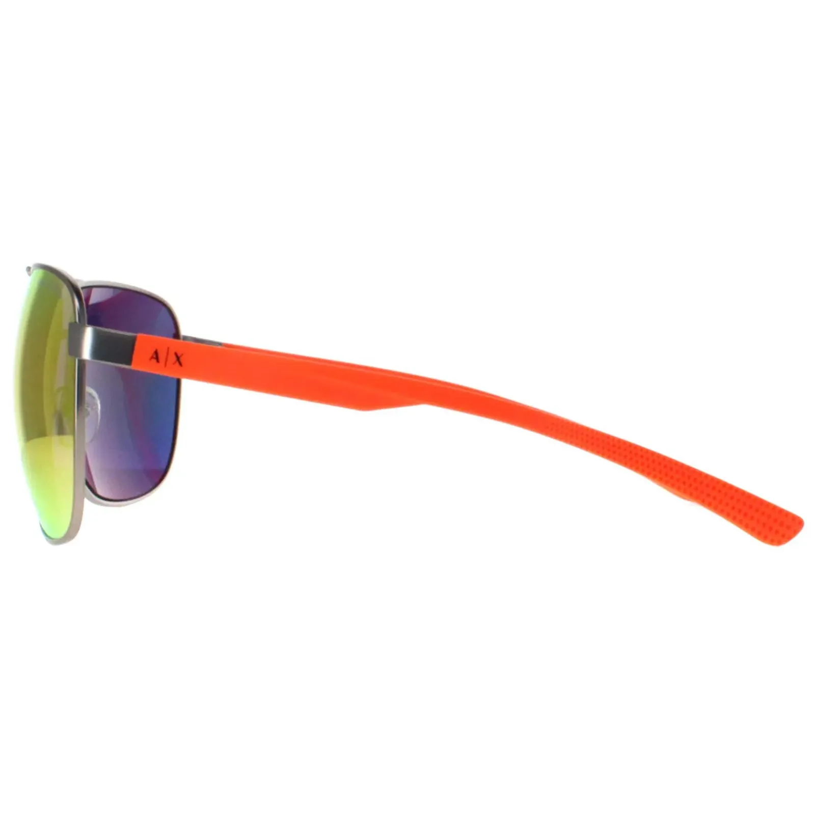 Armani Exchange Aviator^Sunglasses AX2047S 60456Q Silver Orange Mirror