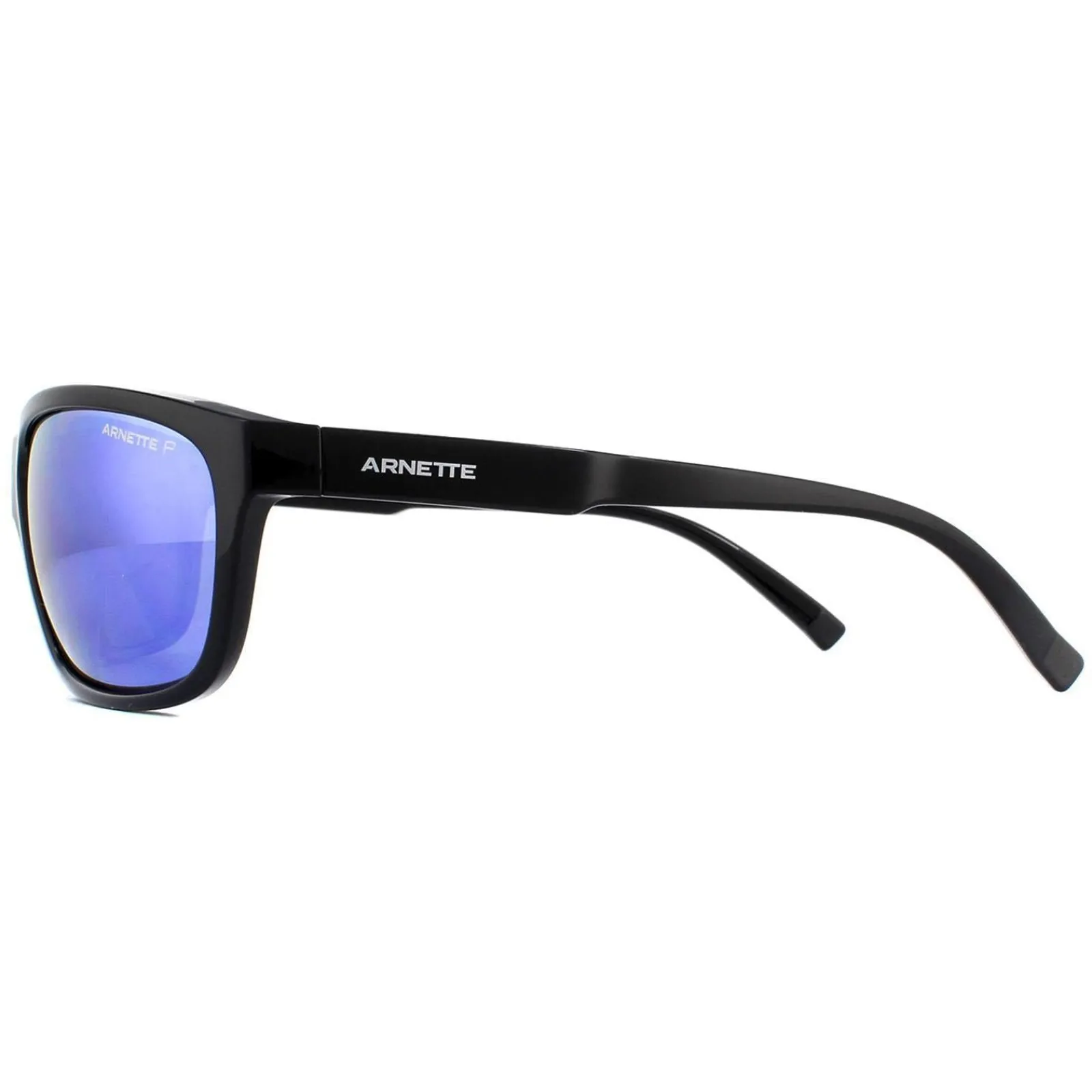 Arnette Polarised|Wrap^Sunglasses 4263 41/22 Black Dark Grey Mirror Water Polarized
