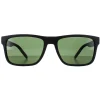 Arnette Square^Sunglasses AN4298 Bandra 275871 Matte Black Dark Green