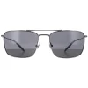 Arnette Rectangle^Sunglasses AN3088 Boulevardier 741/87 Dark Grey Grey