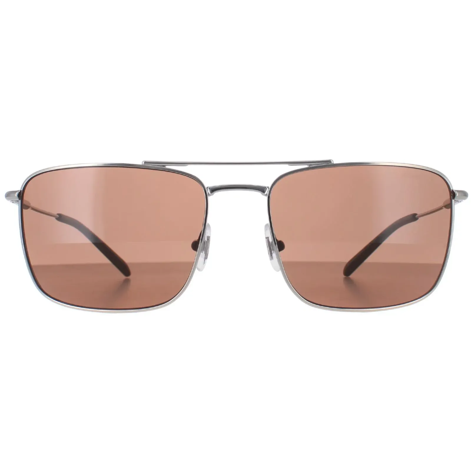Arnette Rectangle^Sunglasses AN3088 Boulevardier 736/73 Silver Dark Brown
