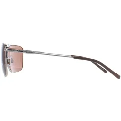 Arnette Rectangle^Sunglasses AN3088 Boulevardier 736/73 Silver Dark Brown
