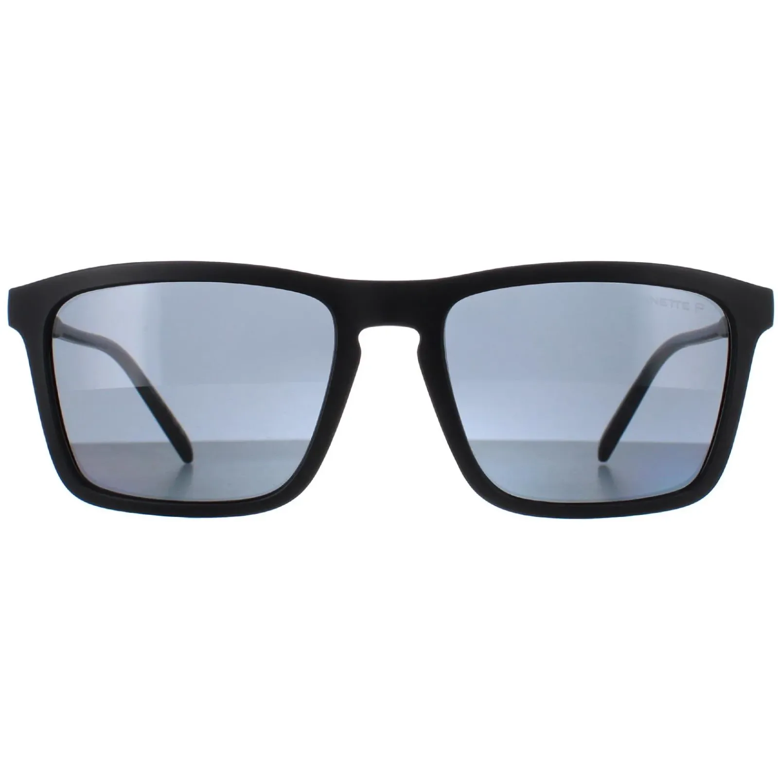 Arnette Rectangle|Rectangle^Sunglasses AN4283 Shyguy 275881 Matte Black Dark Grey Polarize