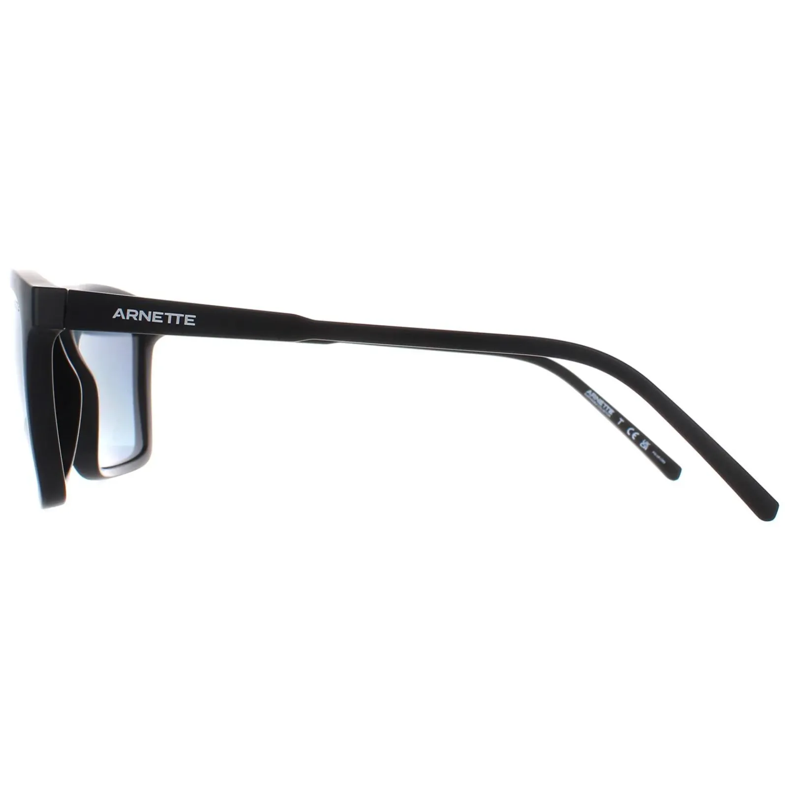 Arnette Rectangle|Rectangle^Sunglasses AN4283 Shyguy 275881 Matte Black Dark Grey Polarize