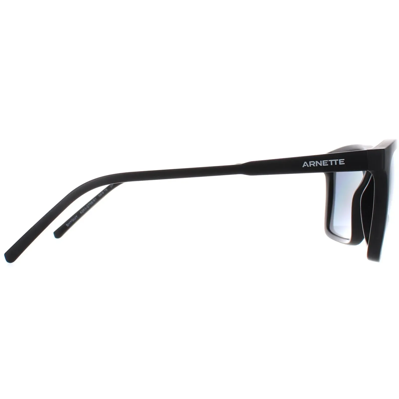 Arnette Rectangle|Rectangle^Sunglasses AN4283 Shyguy 275881 Matte Black Dark Grey Polarize
