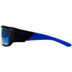 Arnette Polarised|Rectangle^Sunglasses AN4297 Snap II 280622 Matte Black Dark Grey Mirror