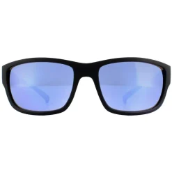 Arnette Rectangle^Sunglasses Bushwick 4256 01/22 Matte Black Dark Grey Mirror Wa