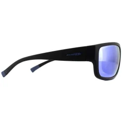 Arnette Rectangle^Sunglasses Bushwick 4256 01/22 Matte Black Dark Grey Mirror Wa