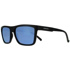 Arnette Polarised^Sunglasses Deep Ellum AN4262 01/22 Matte Black Dark Grey Mirro