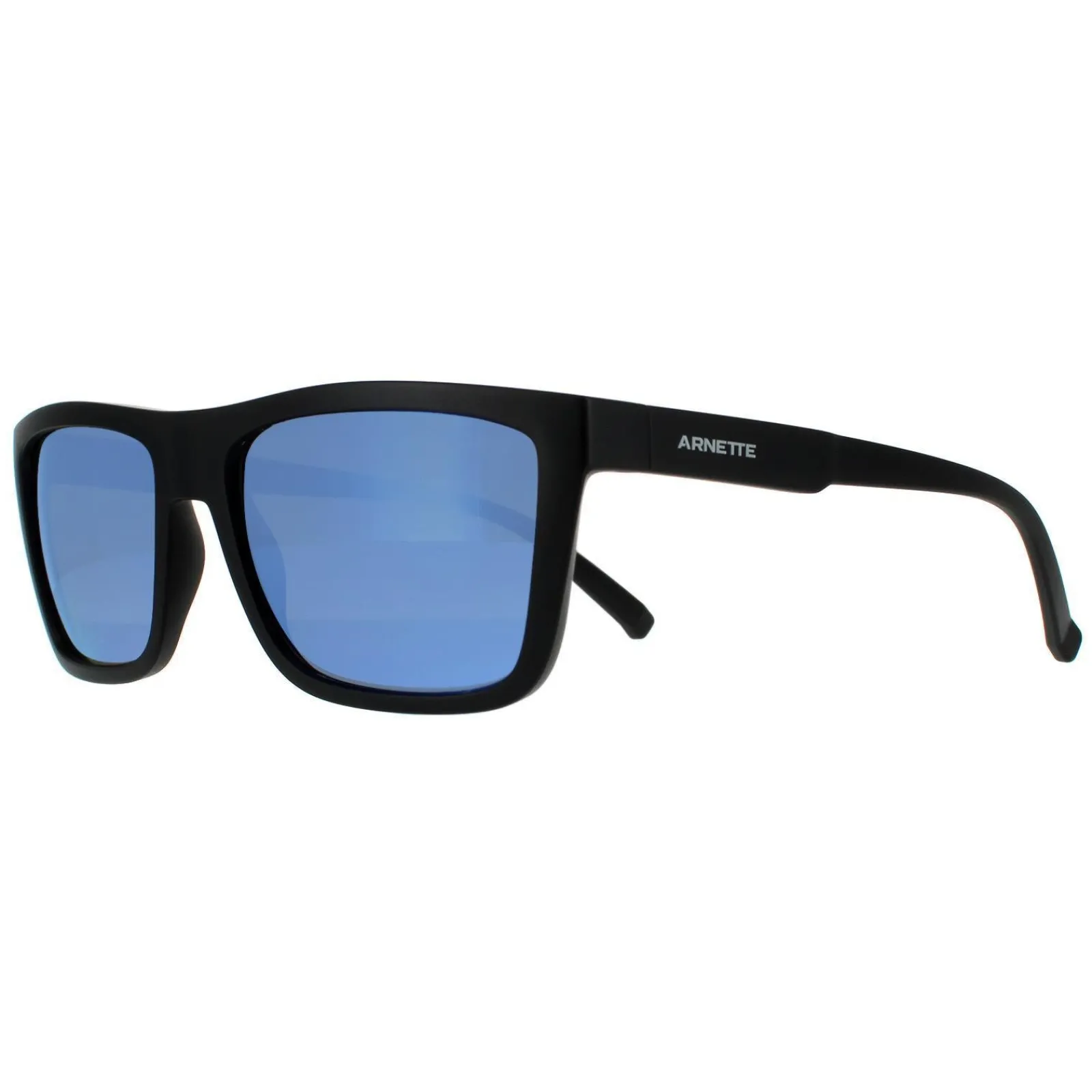 Arnette Polarised^Sunglasses Deep Ellum AN4262 01/22 Matte Black Dark Grey Mirro