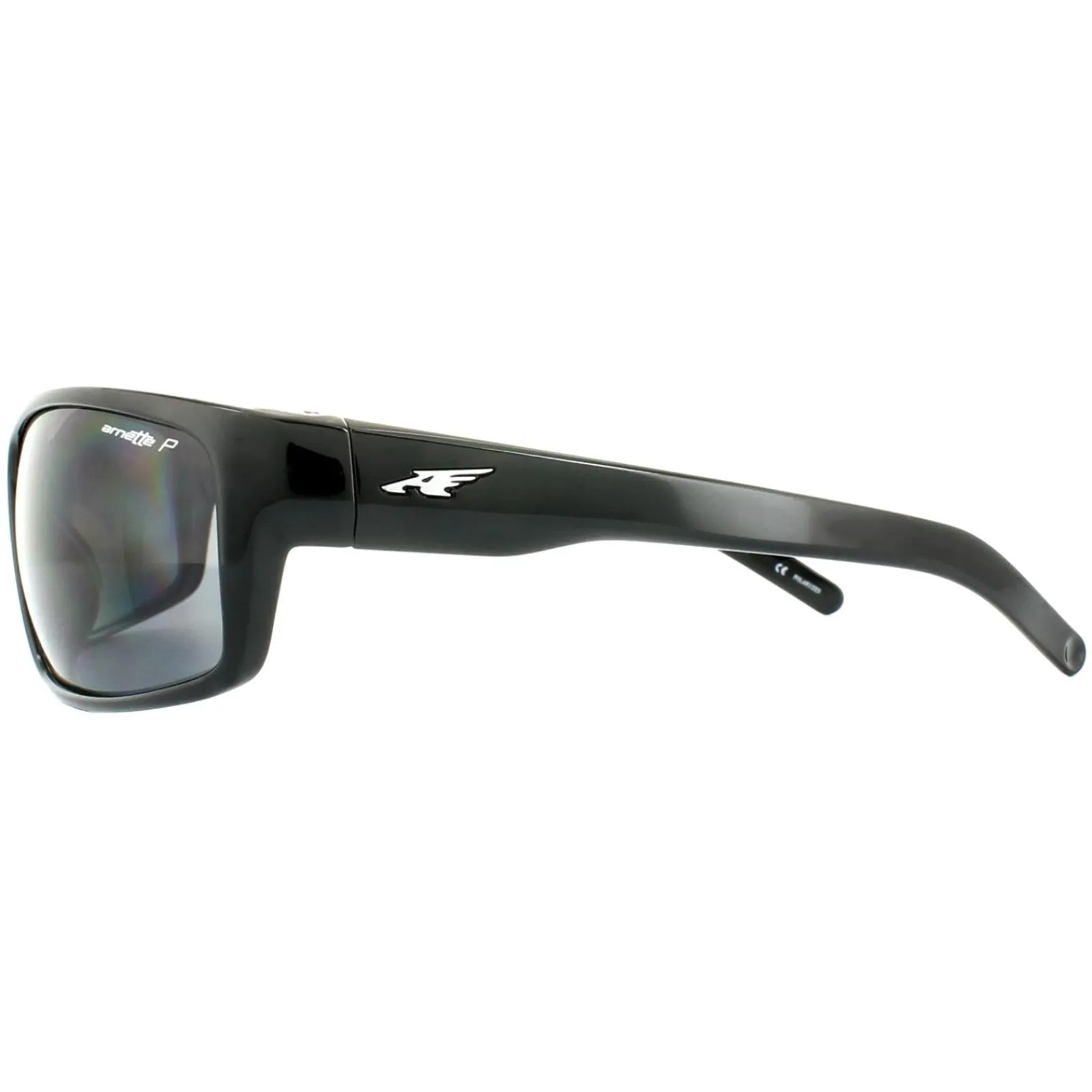 Arnette Polarised|Wrap^Sunglasses Fastball 4202 226781 Black on Graphics Grey Polariz