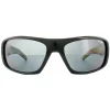 Arnette Polarised|Wrap^Sunglasses Hot Shot 4182 214981 Polished Black Graphics Inside