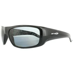 Arnette Polarised|Wrap^Sunglasses Hot Shot 4182 214981 Polished Black Graphics Inside