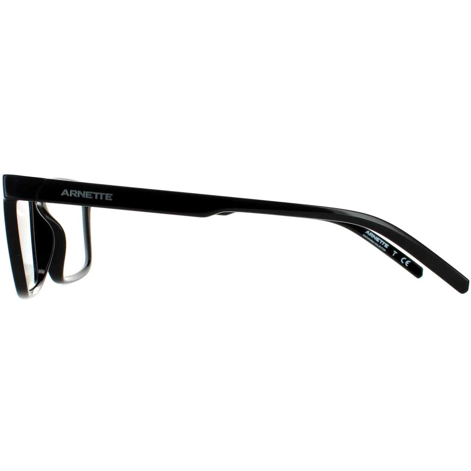 Arnette Rectangle^Sunglasses Hypno AN4274 41/1W Shiny Black Clear