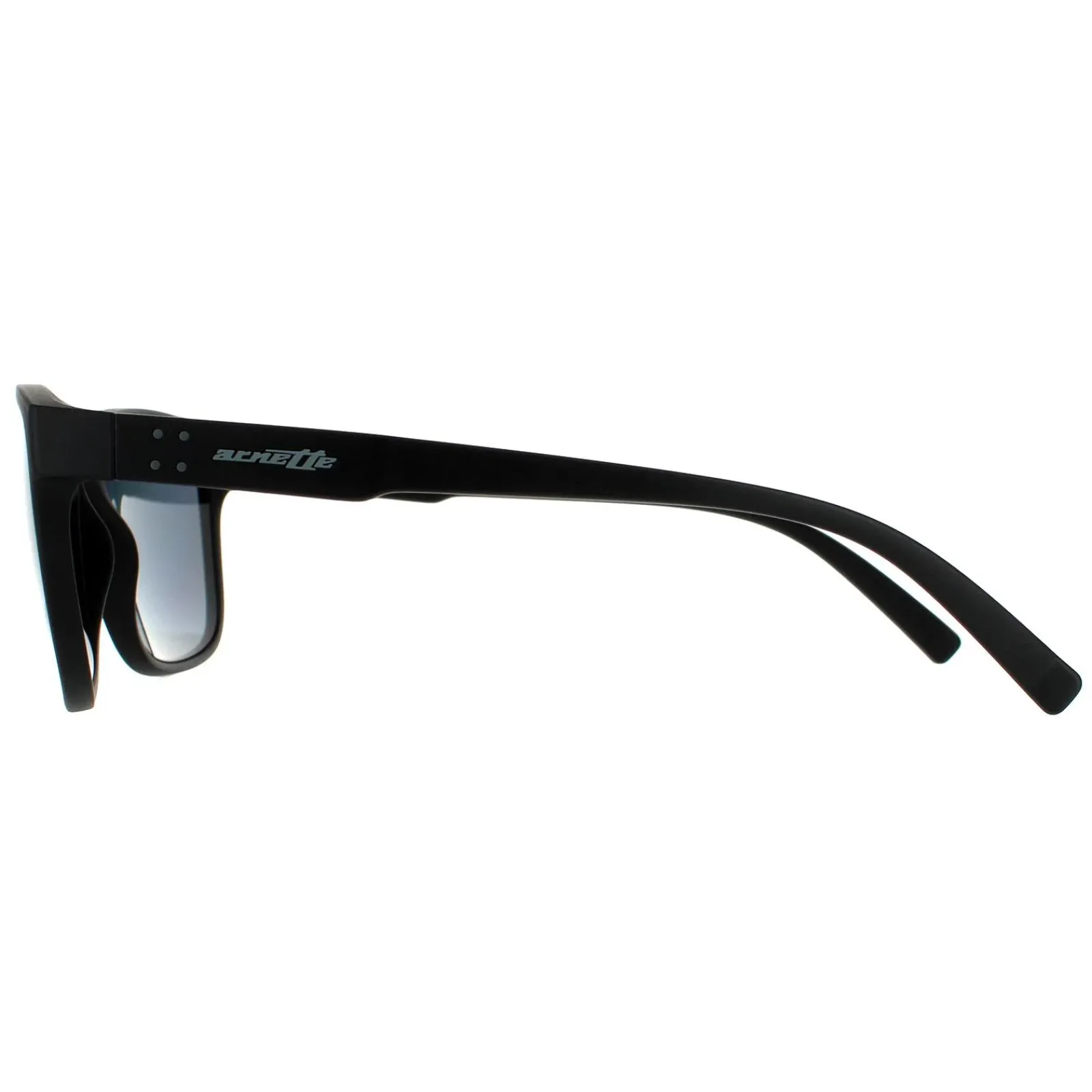 Arnette Polarised|Rectangle^Sunglasses Shoreditch AN4255 01/81 Matte Black Dark Grey Polar