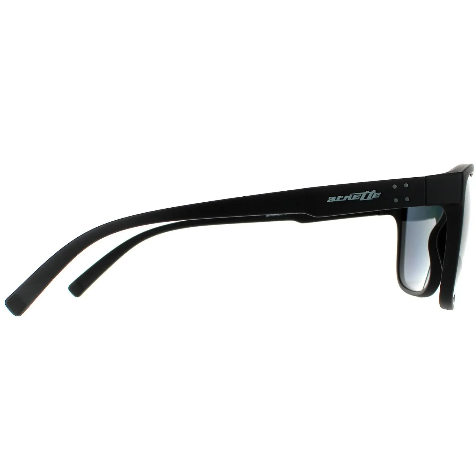Arnette Polarised|Rectangle^Sunglasses Shoreditch AN4255 01/81 Matte Black Dark Grey Polar