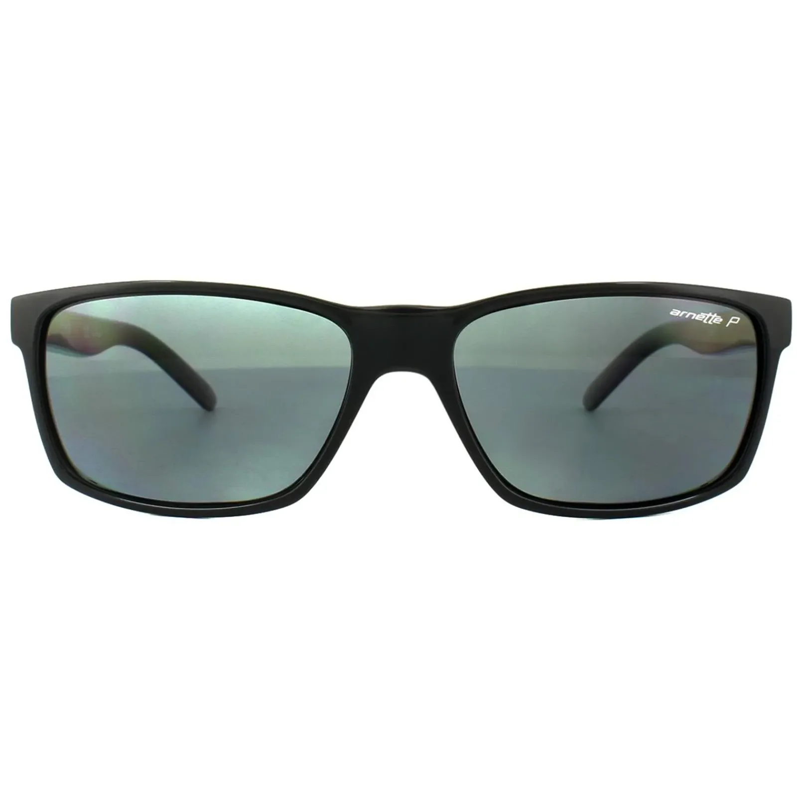 Arnette Polarised|Rectangle^Sunglasses Slickster 4185 41/81 Black Grey Polarized