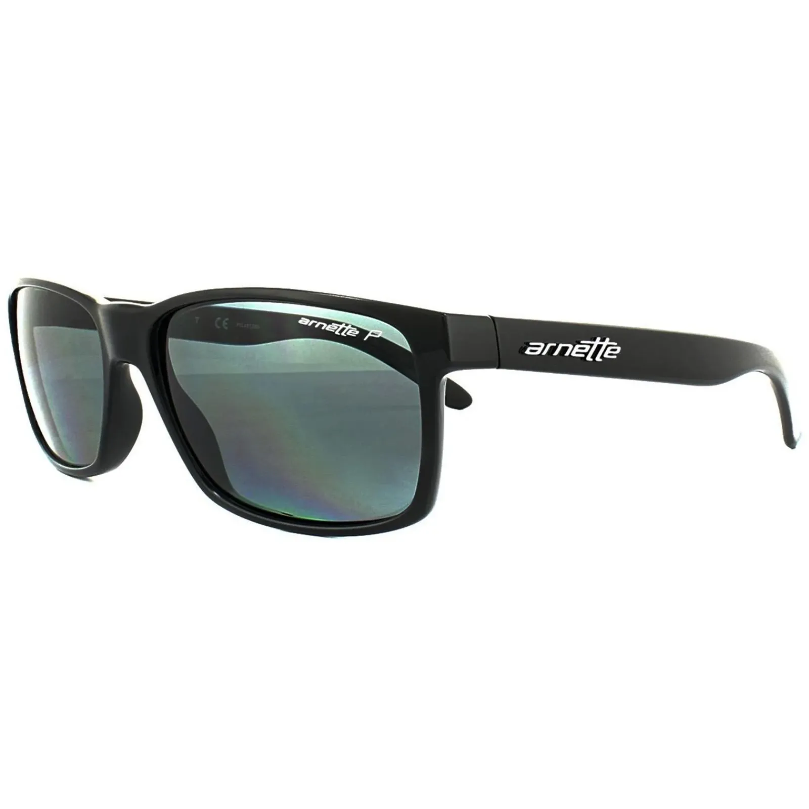 Arnette Polarised|Rectangle^Sunglasses Slickster 4185 41/81 Black Grey Polarized
