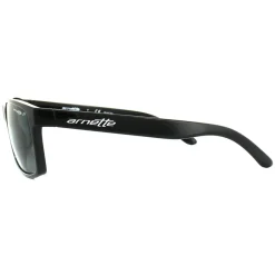 Arnette Polarised|Rectangle^Sunglasses Slickster 4185 41/81 Black Grey Polarized