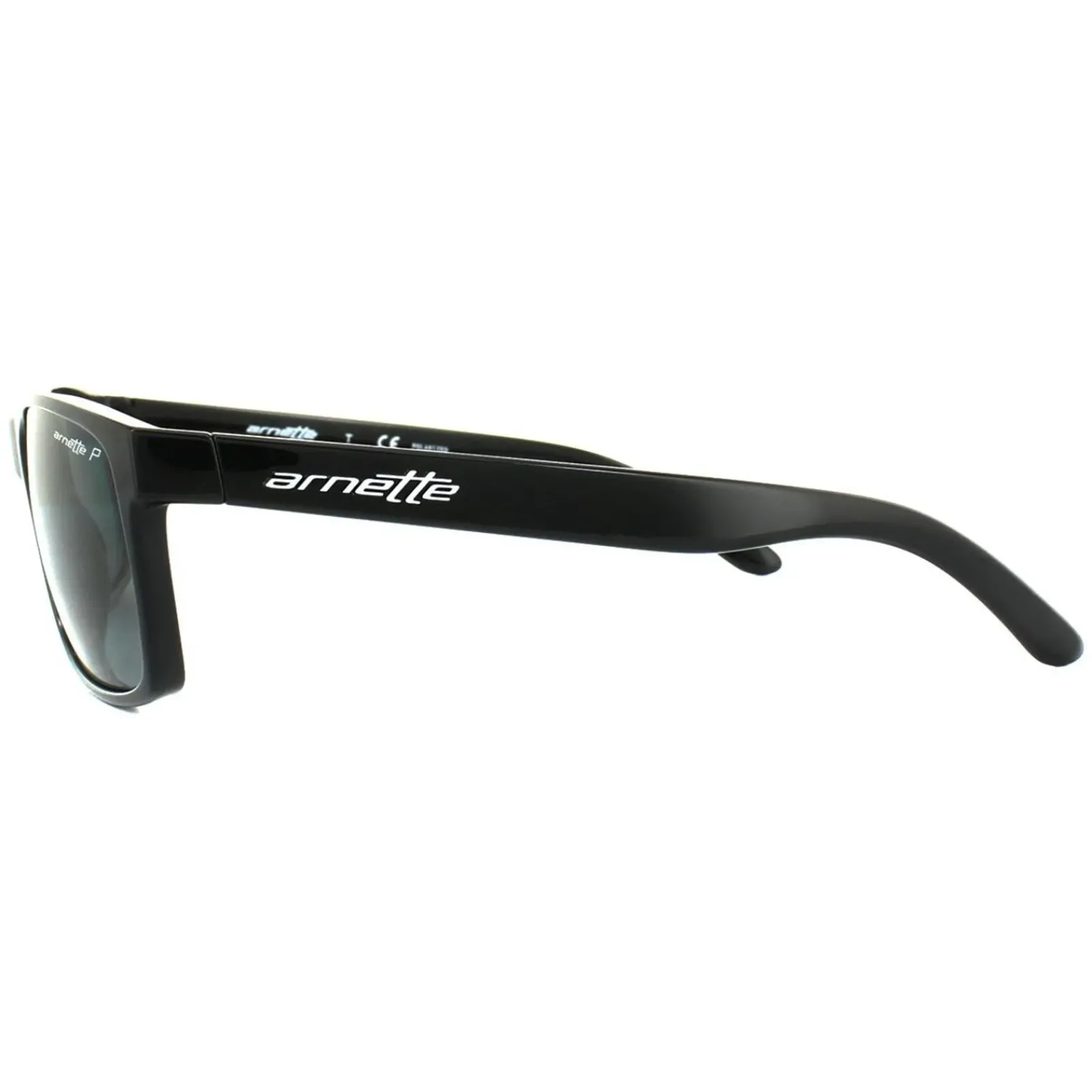 Arnette Polarised|Rectangle^Sunglasses Slickster 4185 41/81 Black Grey Polarized